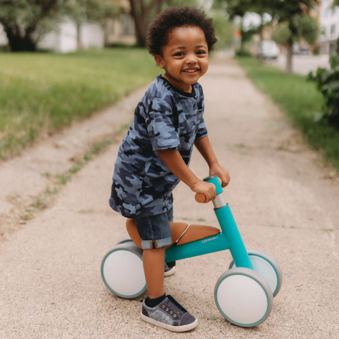 Child playing outside